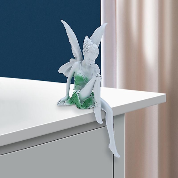 Turek Resin Siddende Fe Havefigur