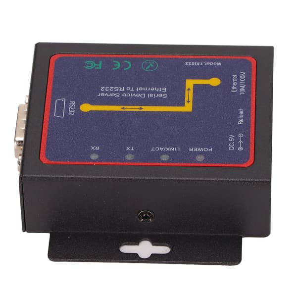 RS232 til RJ45-konverter 10/100M datahastighed 300bps til 230400bps minus 10℃ til 55℃ med IP210-chipsæt til Windows-systemer