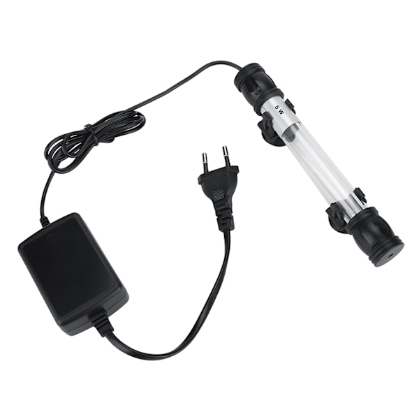 Nedsænkelig UV-lyssterilisator Vandtæt Ren Grøn Algerlampe til Akvarium Fisketank (5W)