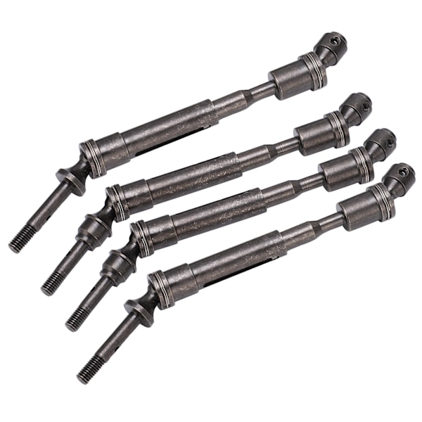 Foran og bakre drivaksel i aluminiumlegering, slitesterke CVD-oppgraderinger for Traxxas 1/10 RC-bil, svart