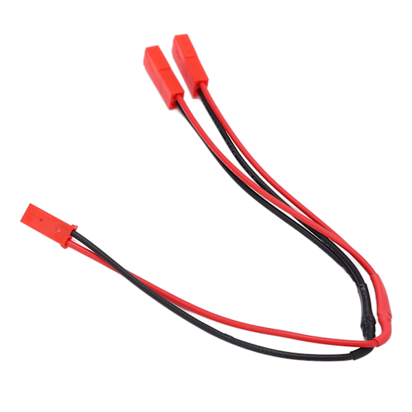 JST-pluggsplitter JST hann-hunn Y-kabel 1 hunn til 2 hann parallell adapterkabel for RC-bil, fly og båter