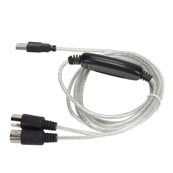 MIDI-kabel MIDI til USB-ledningsadapter Midi-konverter til XP / VISTA / OS X / Window7