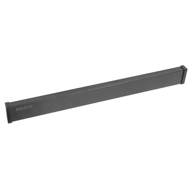 Væghængt magnetisk knivholder i rustfrit stål, opbevaringsstativ, køkkentilbehør 50 cm sort