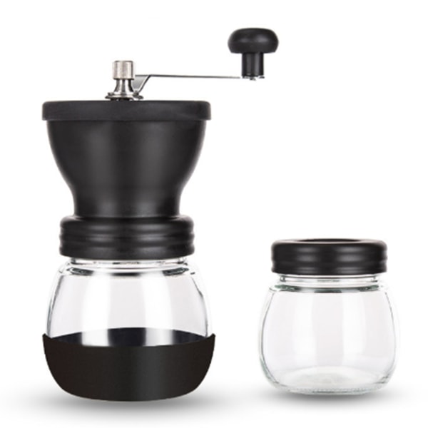 Manuell kaffebönskvarn med manuell justeringstank Liten handkaffemaskin