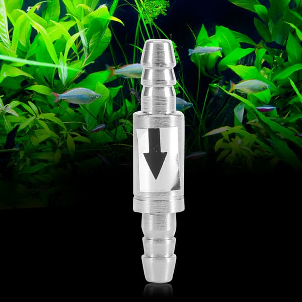 Rustfri stål CO2 Envejs Kontraventil Til Akvarium CO2 System Akvarium CO2 Diffuser og Luft P