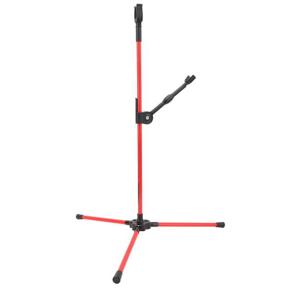 Bågstativ i glasfiber för recurvbåge, lättviktsstativ för compoundbåge, 62 cm högt, för utomhusbruk, röd