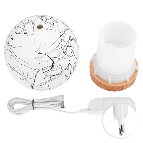 Pyöreän pallon muotoinen ilmankostutin aromaterapia diffuusori 7 väriä LED yövalo ilmankostutin110-240V EU Plug