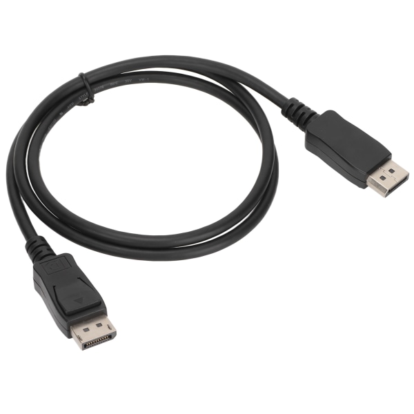 DP hann til DP hannkabel høyhastighets 32AWG 4K 60Hz HD DisplayPort-kabel med støvdeksel1m / 3.3ft