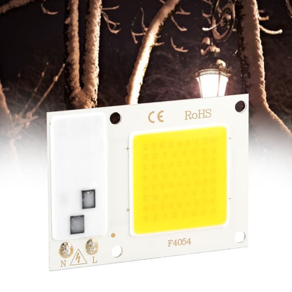 20W 220V Høyeffekts LED-chip Høyspent COB LED-chip Lyskilde Tilbehør Varmhvit