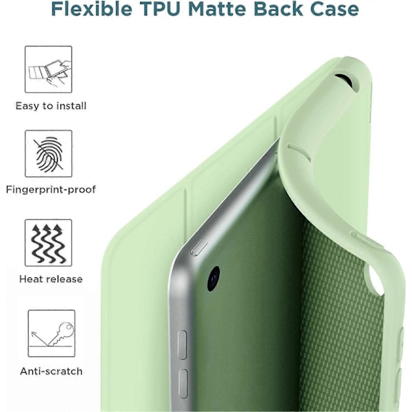 Tech-Protect iPad 10.2 2019/2020/2021 Deksel SmartCase grønn