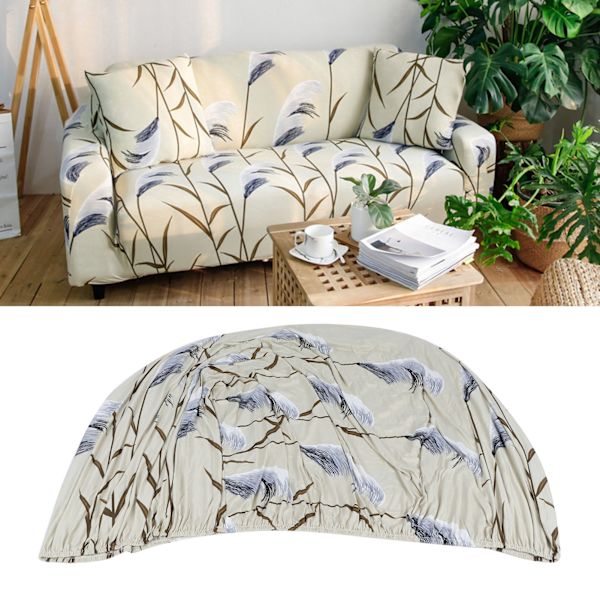 Sofaovertræk Reed Blade Høj Elasticitet Slipcover Møbelbeskytter Stueindretning (1 Person)