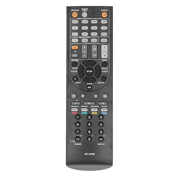 RC879M Erstattet Fjernkontroll kompatibel med Onkyo AV Receiver TXNR535 TXSR333 HTR393 HTS3700 Acce