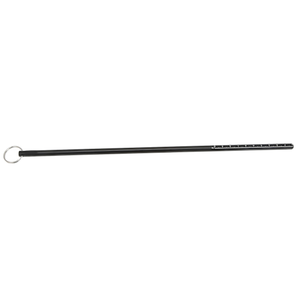 Dykkestang i aluminiumlegering, 35 cm, multifunksjonell undervannsstang med snor, svart