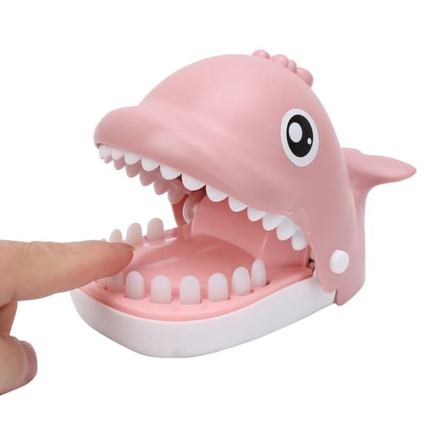 Biting Finger Game Morsomme leker Fest Foreldre-barn Interaktiv Stressavlastningsleke (Rosa)