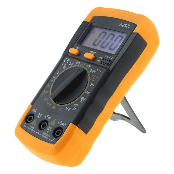 Digitalt multimeter elektronisk måleinstrument utstyr digitalt testverktøy multifunksjonstester A830L