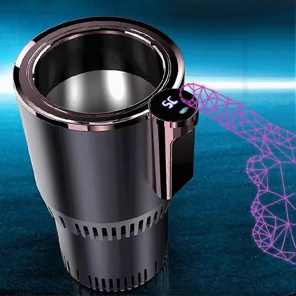 Bil Kjøling Varme Koppholder 12V Automatisk Temperaturkontroll For Reise Blue