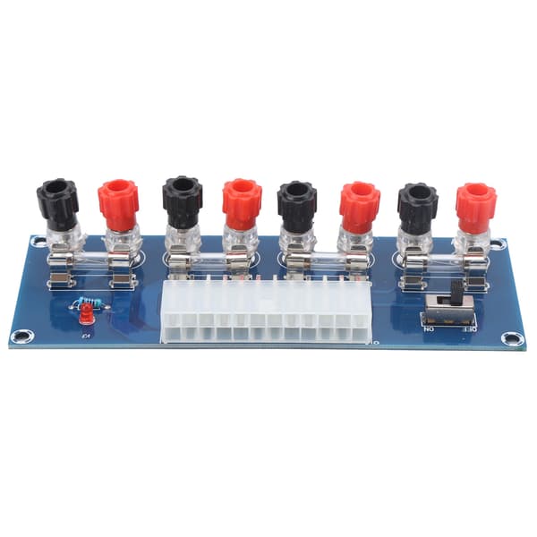 2 stk. ATX strømkort 24-benet computerkabinet strømforsyning breakout modul adapter XHM229