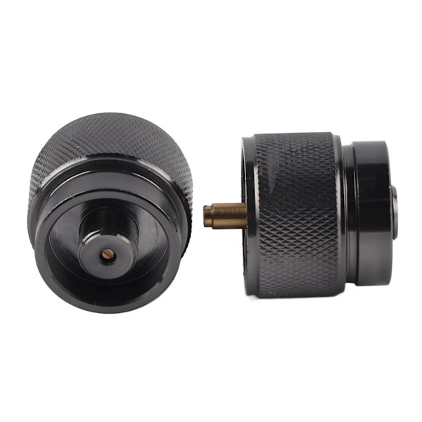2 stk Kassett Gass Tank Konverter Kobling Sylinder Adapter for Utendørs Camping Piknik