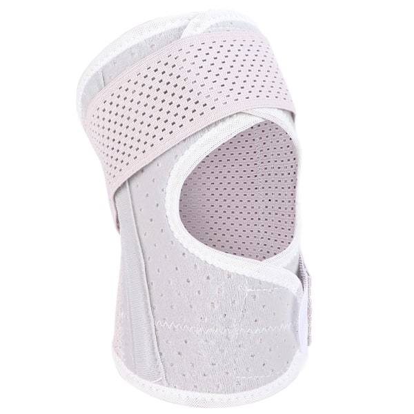 Elastisk knäskydd med knäledsstöd, justerbart spänne, knäskydd för sport, säkerhet, vänster ben, L