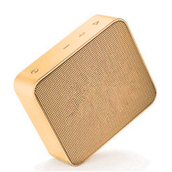 Langaton Bluetooth-kaiutin HiFi-stereobassolla, monitoiminen minikannettava langaton kaiutin ulkoilmatkalle kotiin, kulta