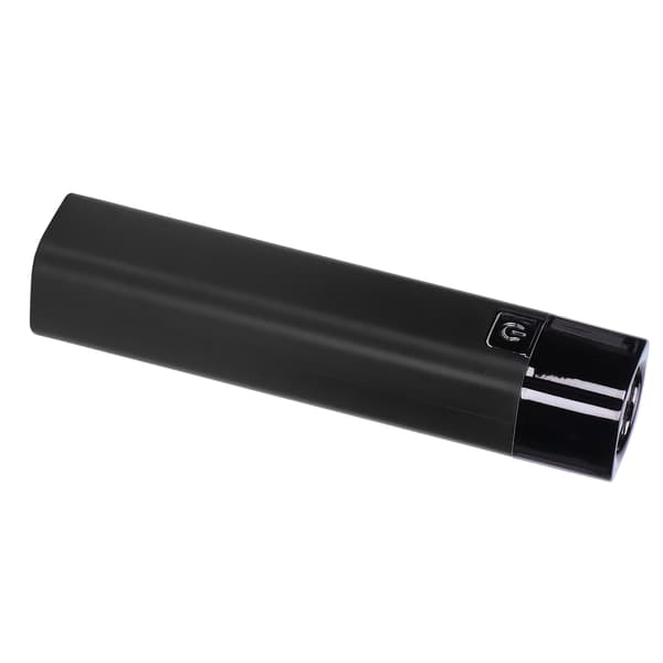 Mini-taskulamppu, tehokas valo, USB-sisääntulo ja -ulostulo, puhelimen lataus, LED-monitoimivalaisin (musta)