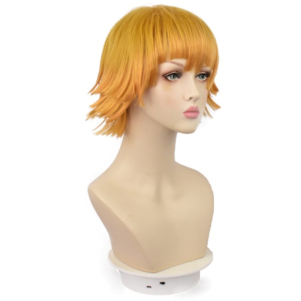 Cosplay Gradient Wig Costume Props Hengittävä Säädettävä Anime Cartoon Character Wig