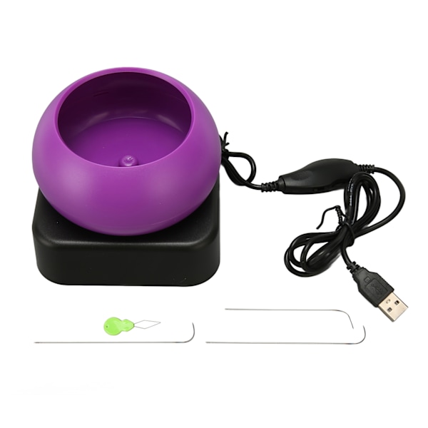 Electric Bead Spinner Bowl Adjustable Speed CW CCW Rotation USB Power Electric Bead Maker for Bracelet Necklace Jewelry