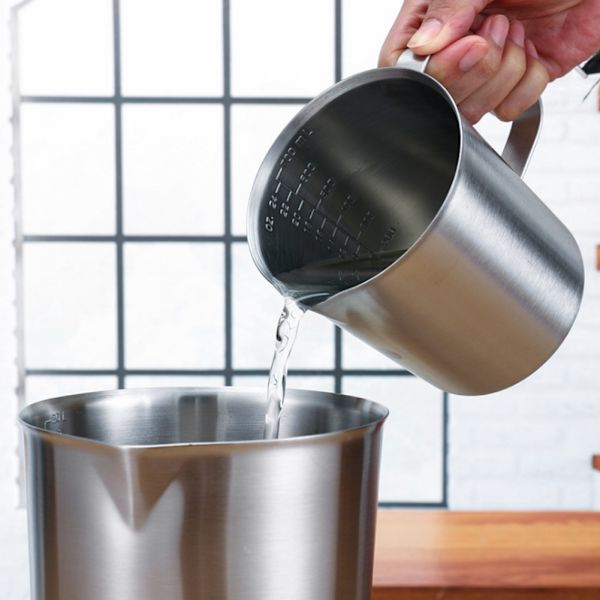1500ml rostfritt stål mätskala Kök Matlagning Bakverktyg