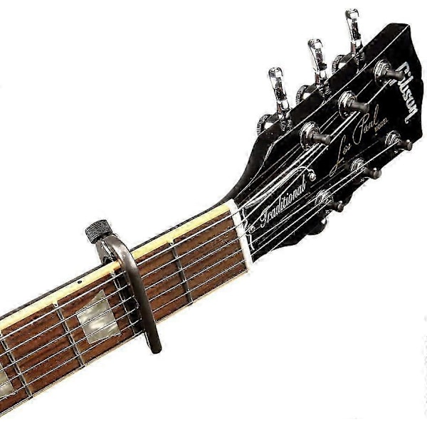 Gitarrkapo för akustiska och elektriska gitarrer - Professionell kapo - Justerbar spänning