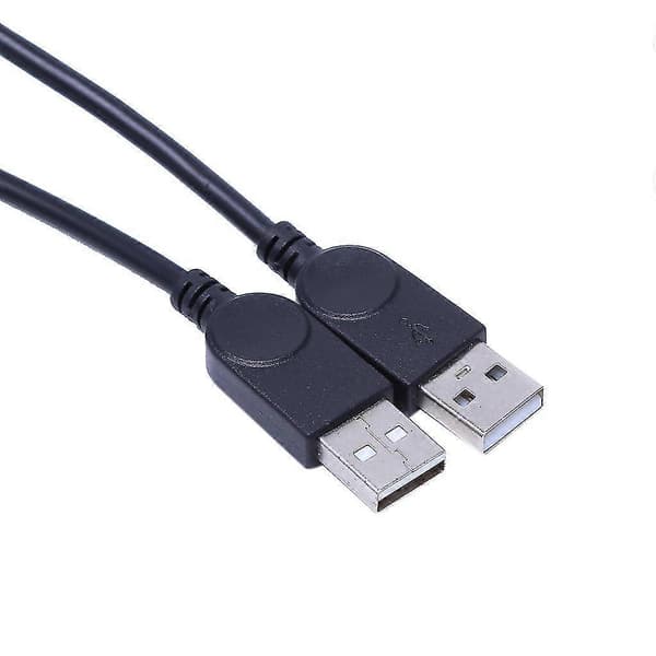 USB A Hona Till Dubbel Hane Adapter, Typ A Laddarkabel Dubbel Tvådelare