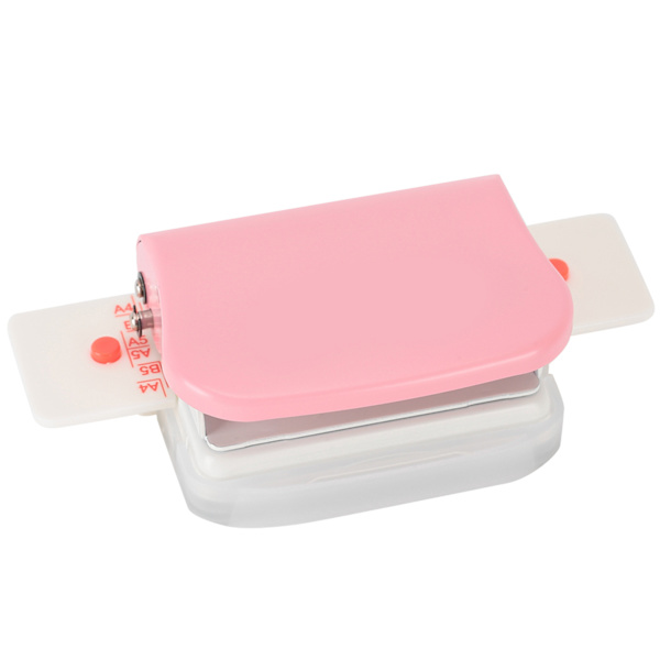 99H9 hulmaskine 26 hul 30 hul 20 hul papir A4 B5 A5 løsblade manuel hulmaskine Pink