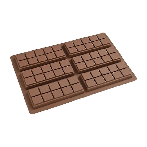 Chokladform Stor Silikon Chokladform för Fyllda Kakor Lättanvänd Livsmedelsgodkänd Tjock Form för Godisbitar Nöt D