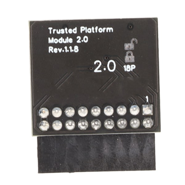 TPM 2.0 krypteringssikkerhedsmodul 18-pin LPC-interface krypteringssikkerhedsmodul til Asrock 18-pin SPI TPM2.0