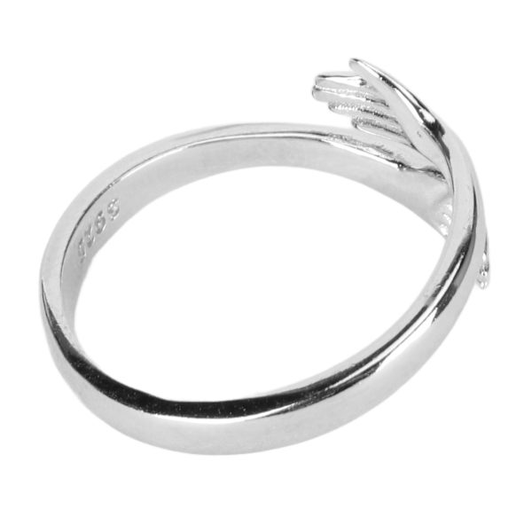 Kvinnor Kram Ring Bröllopsfest Silver Fashionabla Elegant Justerbar Öppen Ring Smycken Tillbehör