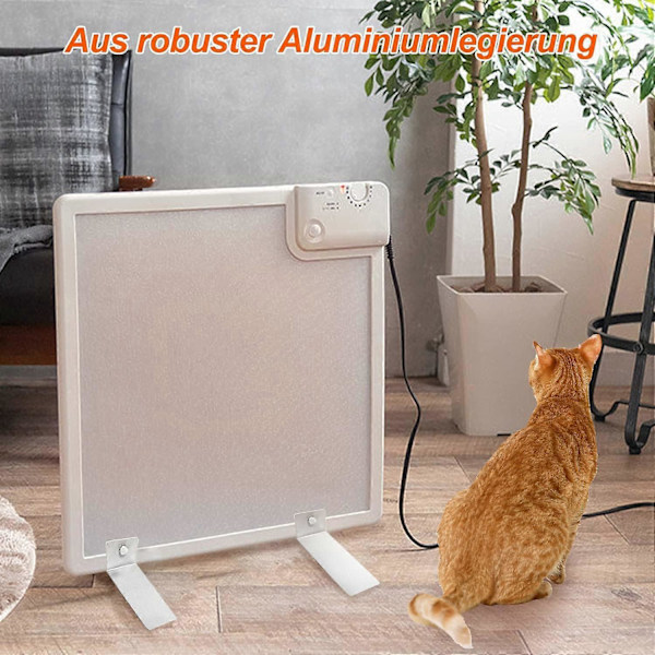 Set med 2 justerbara radiatorfötter, kraftig universalradiatorfäste i legering, infraröda radiatorfötter lämpliga för infraröda radiatorer av olika fabrikat och
