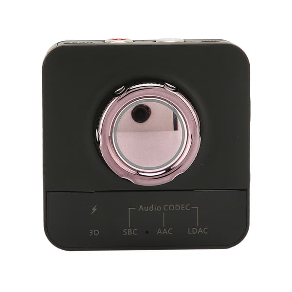Bluetooth AUX-adapter Handsfree-samtal Röstaktivering HiFi Stereo 2 i 1 Trådlös Musikmottagare Sändare