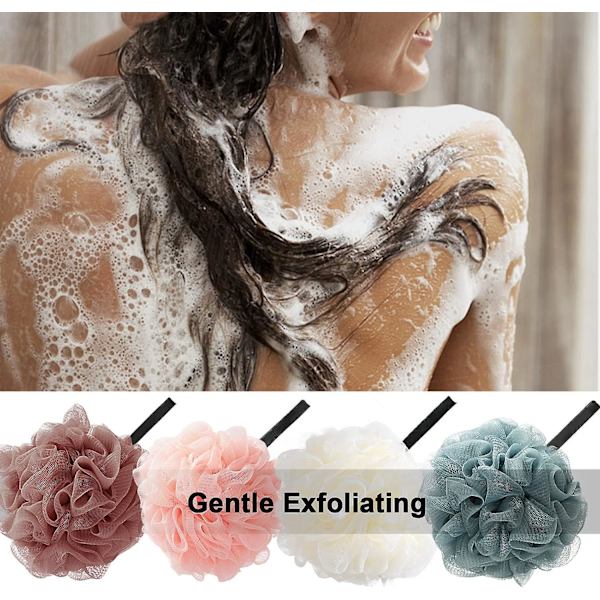 Mjuk Exfolierande Badsvamp för Känslig Hud - Extra Mjuk 5-pack