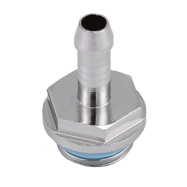 6 stk. PC Vandkøling TwoTouch Fitting G1/4 Gevind Barb Connector til slange 7,5 mm B