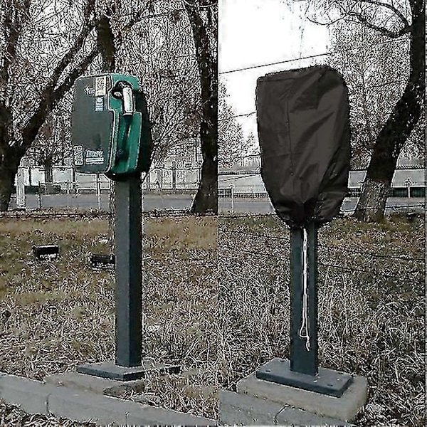 EV Oplader Regn- og Solbeskyttelsesdæksel 420d Opladningsstander Dæksel -JRCN 35*25*70cm Sort