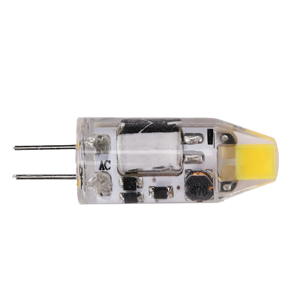 G4 LED-glödlampa 2W 300LM Bi Pin Light Ej dimbar för ljuskrona AC DC 12V (Kallvit 6000-6500K)