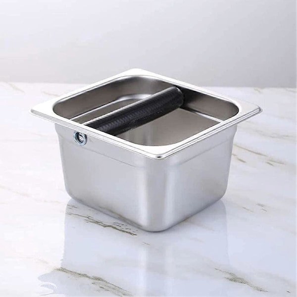 Espresso Knock Box i Rustfrit Stål