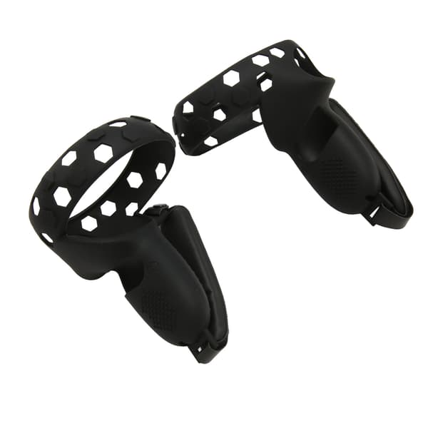 Silikon Kontroller Skydd för Quest 2 Förhindra Halkfall Resistent Skyddande VR Kontroller Greppskydd med Handledsrem