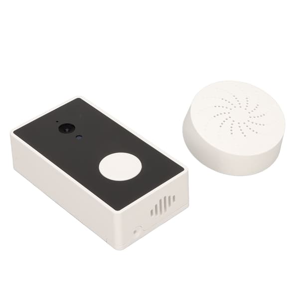 Trådlös videodörrklocka 2-vägs röstintercom mörkerseende fjärrstyrd smart Bluetooth WiFi-kamera dörrklocka med ringklocka