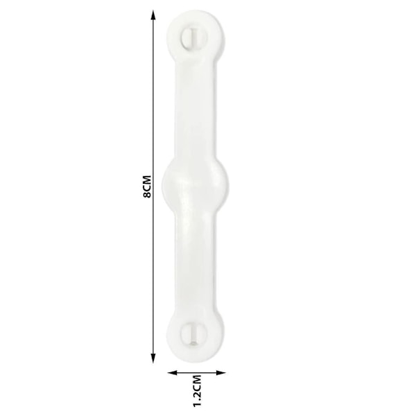 Magnetisk Remsa Set för Fönsterflugnät - 24 St, Självhäftande Magneter för Nätgardiner, Dörrgardiner, Insektnät