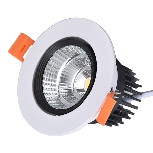 Fellede lys 7W varmt lys 3000K justerbar vinkel LED taklampe for gang stue soverom 100‑264V