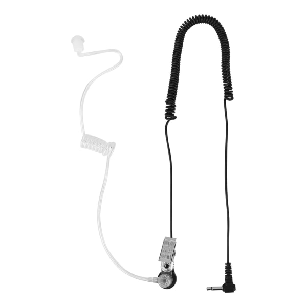 3,5 mm Mono Listen Only Overvåking Akustisk rør Ørestykke Headset Anti-stråling for radio