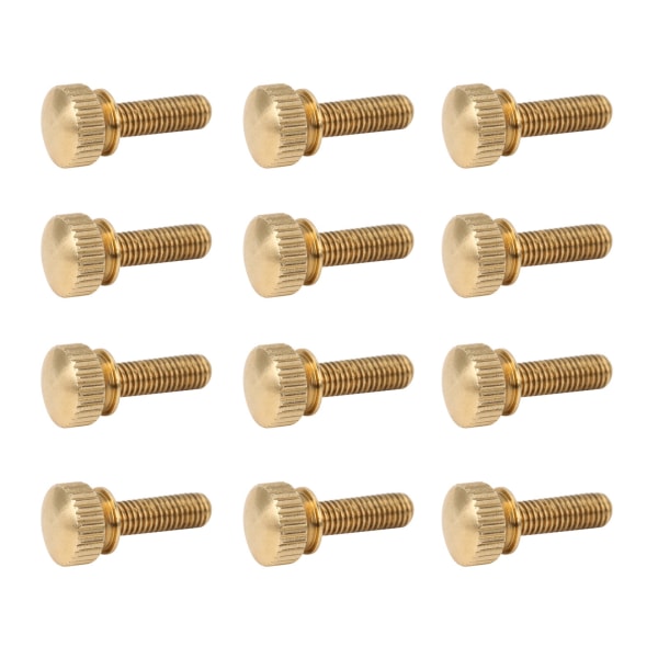 50 kpl litteät pyälletyt peukaloruuvit, pyöreä pää, puhdas kupari, luistamattomat teollisuustarvikkeet (M5 x 16 mm)