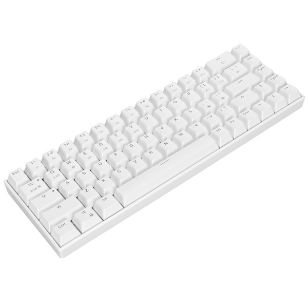Mekaninen näppäimistö 68 näppäintä 3 tilaa Langaton 2.4G Type C Langallinen RGB Mekaninen näppäimistö Windowsille Androidille Ruskea kytkin