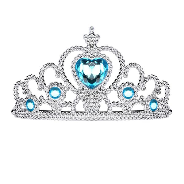 Prinsessklänning Utklädningsaccessoarer Krona Scepter Halsband Örhängen Handskar Set