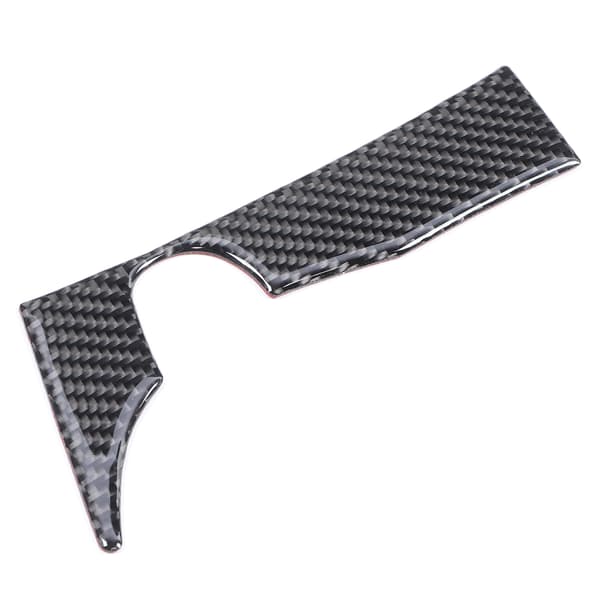 Kolfiber INFO Knapp Dekorationsskydd Trim LHD Passar Mitsubishi Lancer 2008‑2016